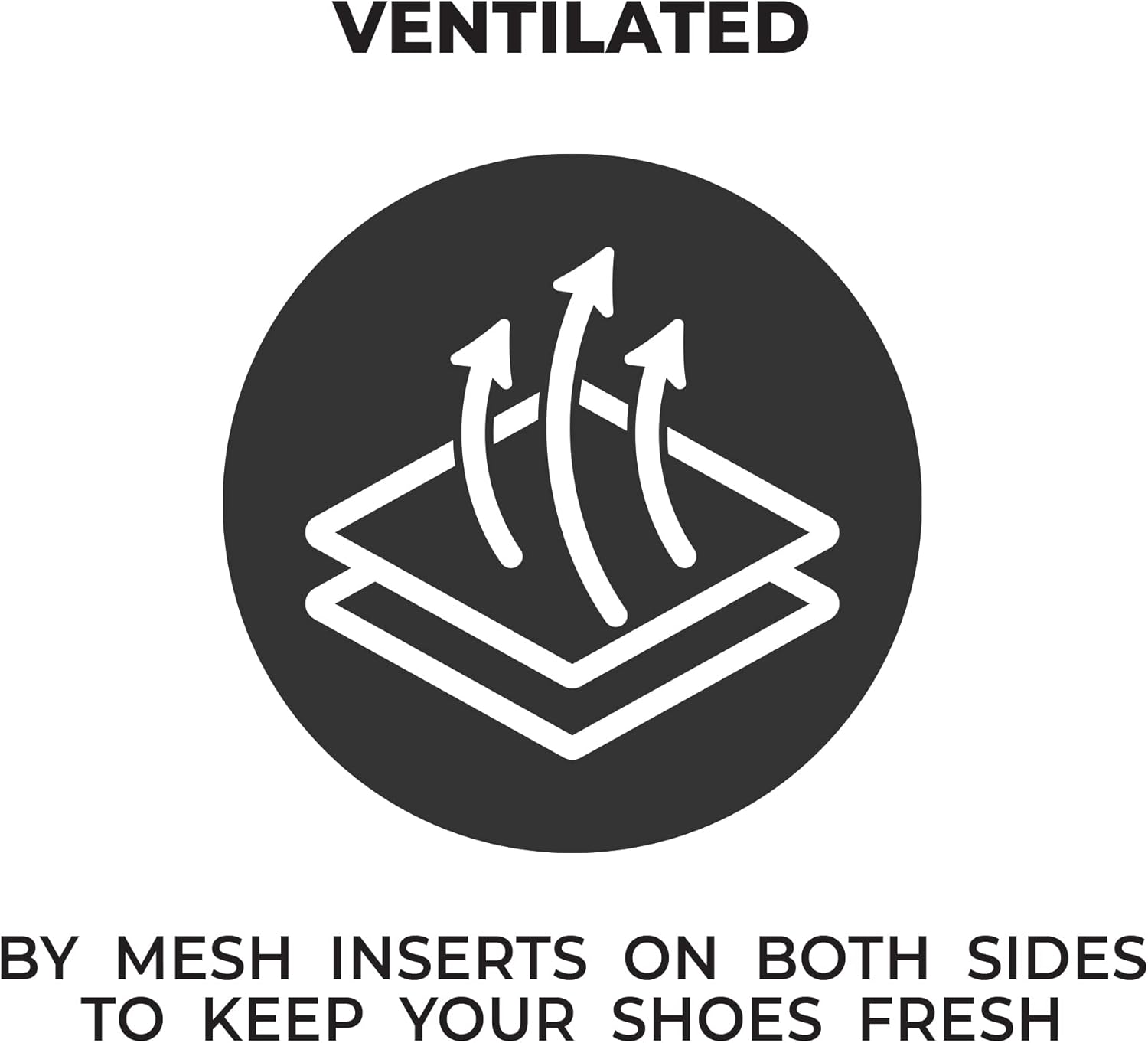 Champ Shoe Bag - Lightweight and Breathable for Any Atheltic Shoe Including Golf Spikes and More - Black - Image 6