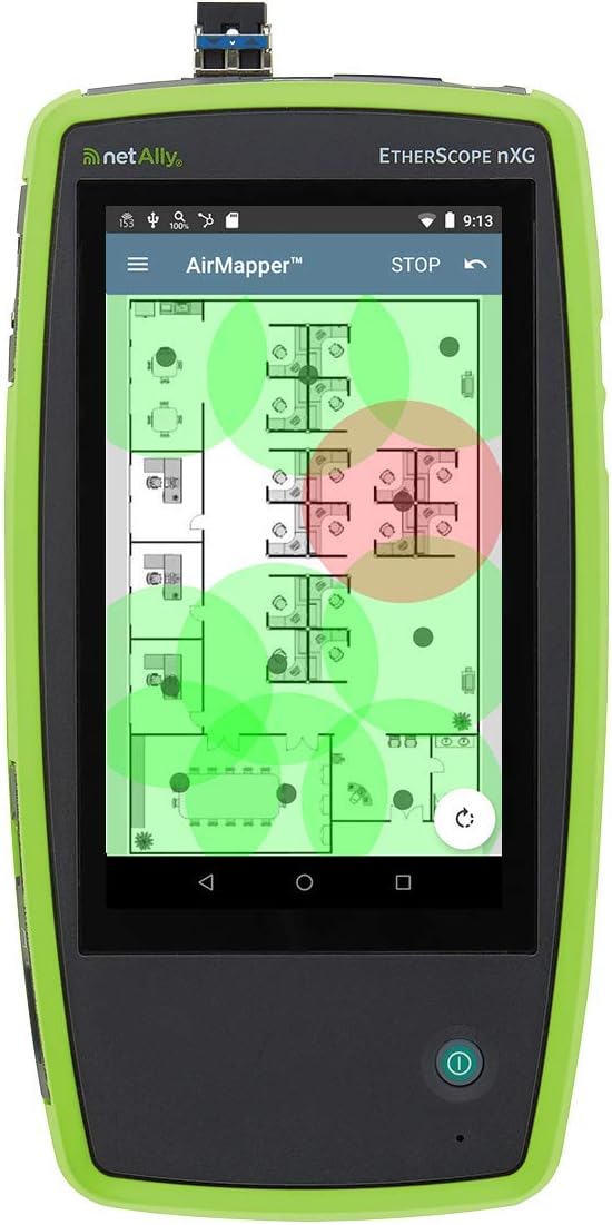 NetAlly EXG-300 EtherScope nXG 300 Ethernet Network Tester & Wi-Fi 6 & 7 Diagnostics Tool