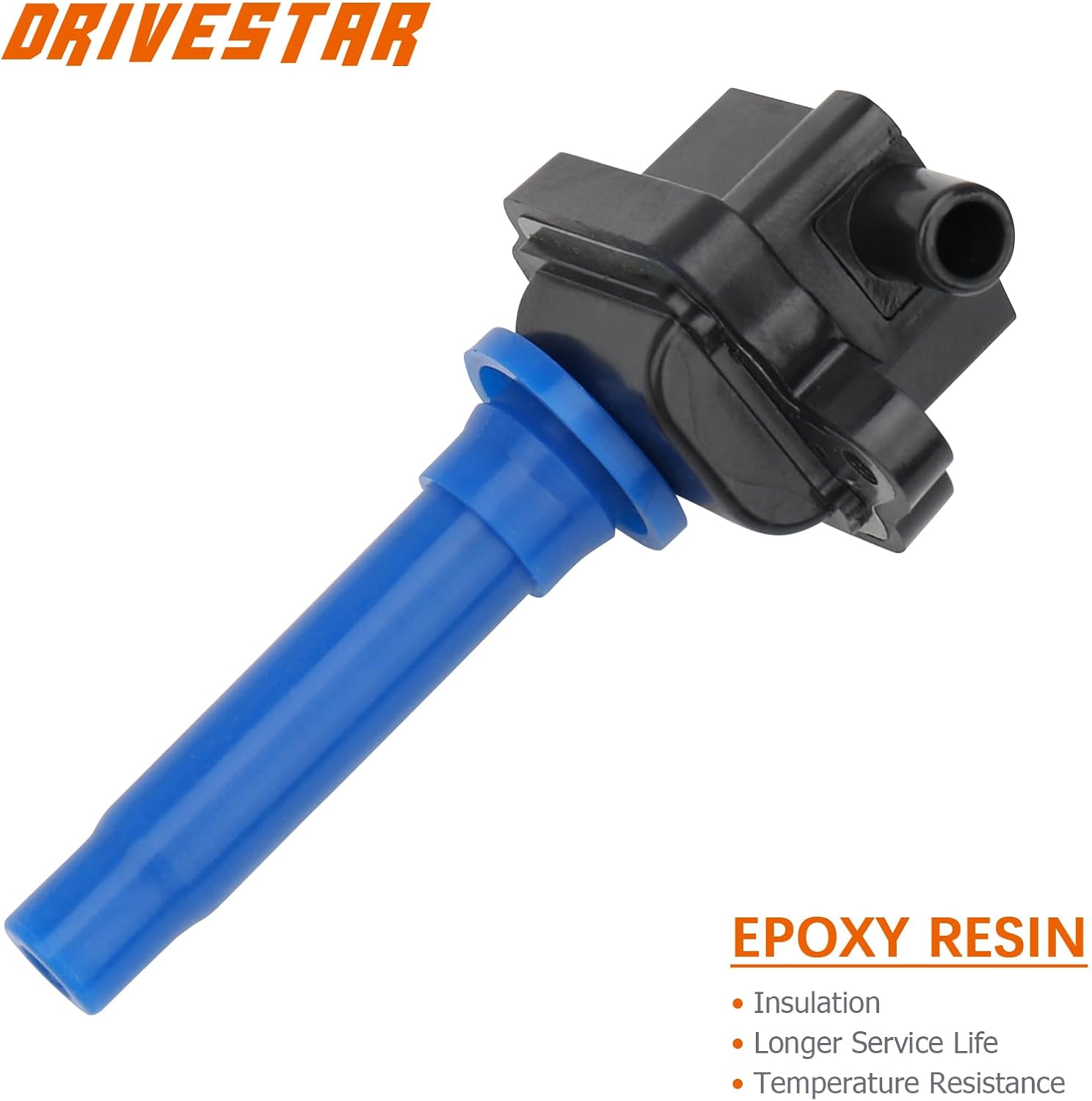 DRIVESTAR 2PCS UF283 Ignition Coil Pack Compatible for 1995 1996 1997 1998 1999 2000 2001 2002 Kia Sportage 2.0L L4 Replace# 0K01318100