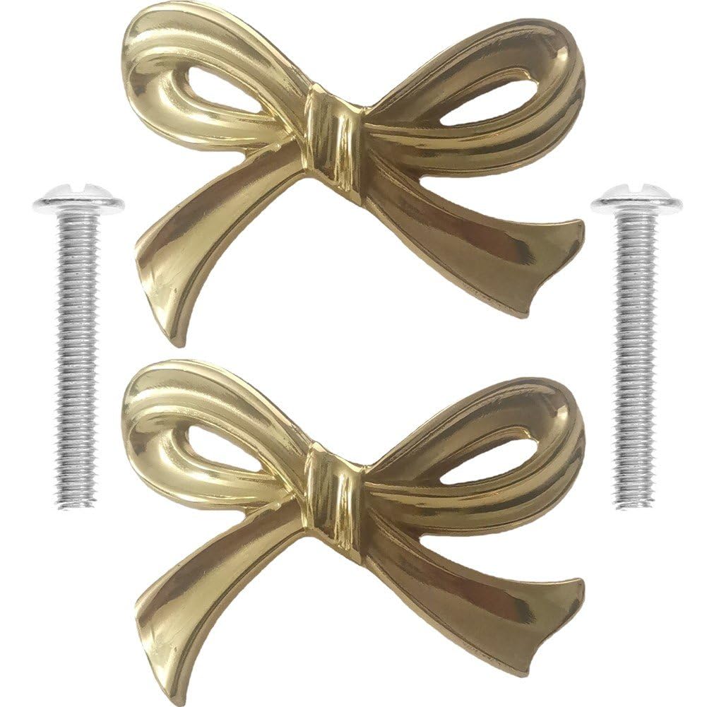 Boutons de placard nœud doré pour personnaliser votre commode de chambre