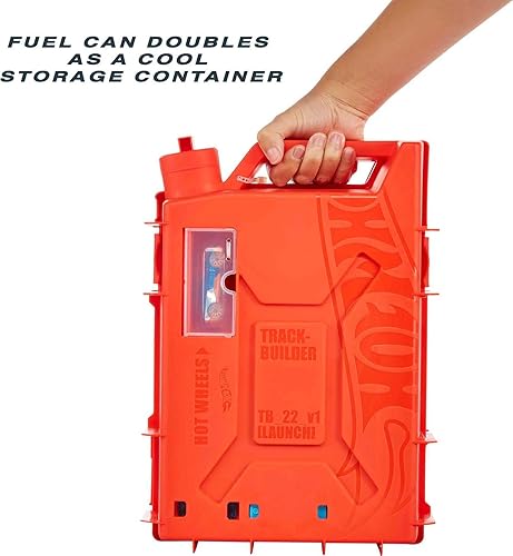 Miniatura 6 de Hot Wheels Track Builder - Caja de acrobacias ilimitada para latas de combustible paquete de construcción de pistas para acrobacias y carreras auto