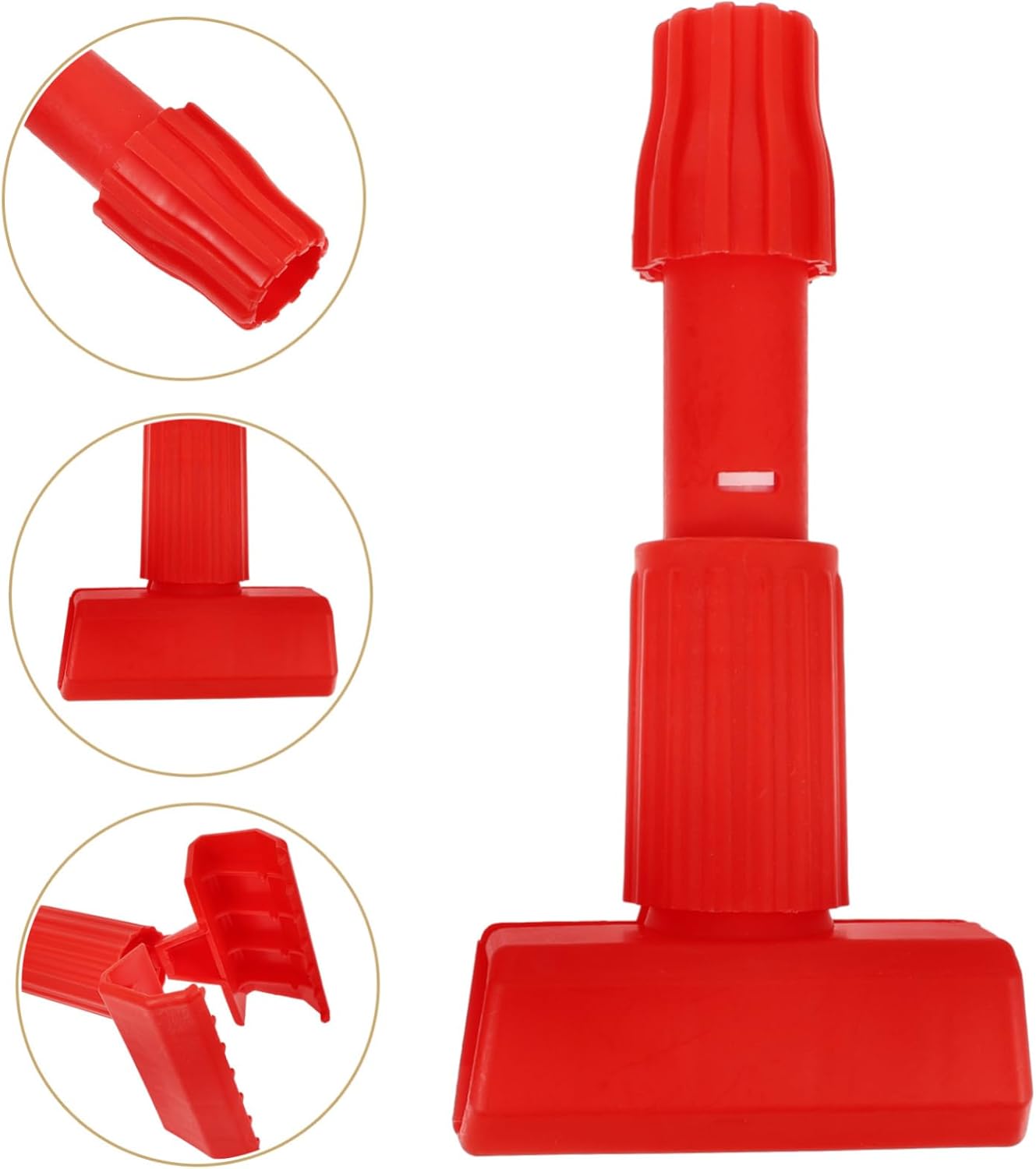 PRETYZOOM 8pcs Mop Head Clamps Ergonomic Replacement Clips for Cleaning Stylish Design for Easy Detachment and Versatile Use for Commercial and Home Cleaning Tasks
