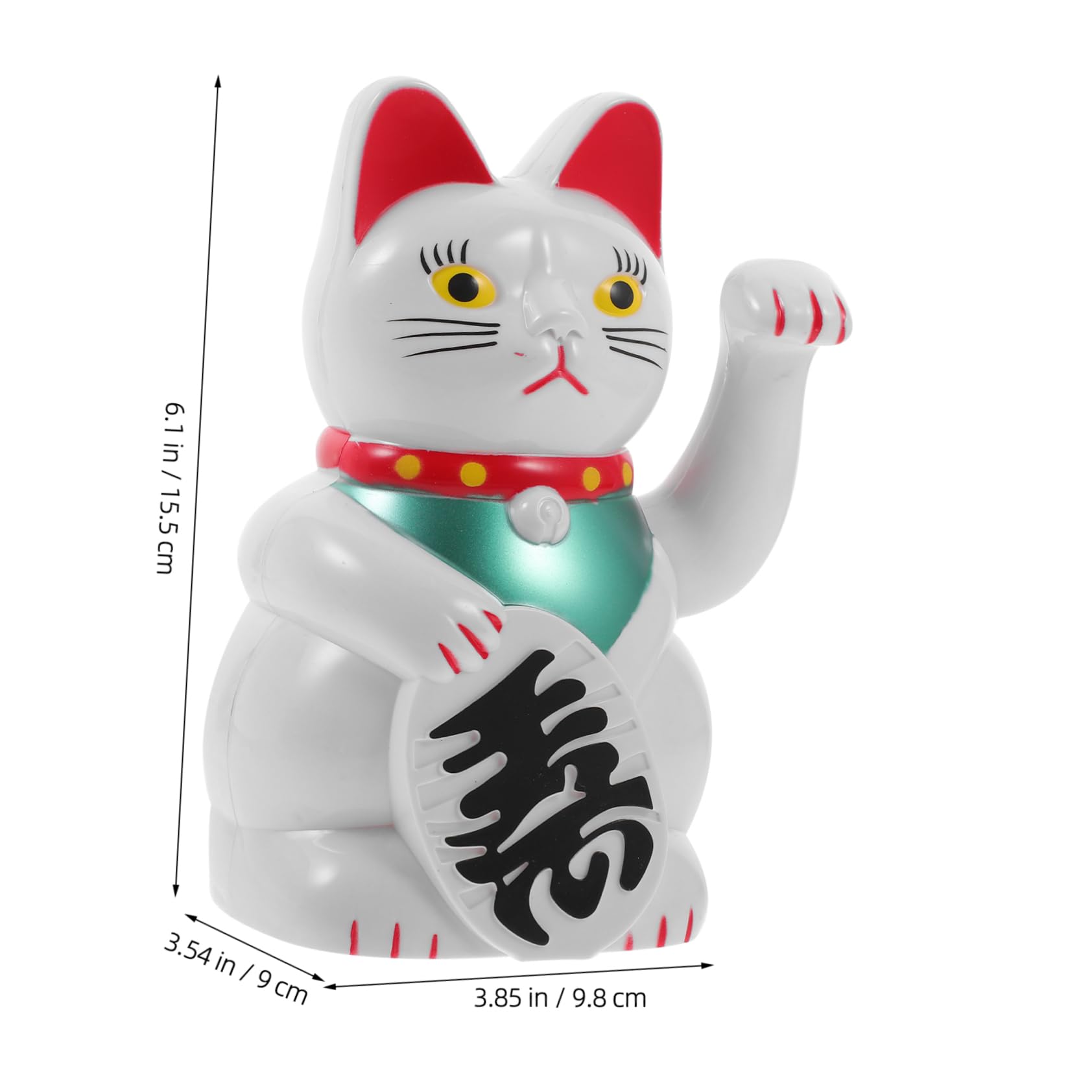 Cabilock 5 Piezas Gato De La Suerte Agitando La Mano Decoraciones Pata Decoración De Oro Decoración Japonesa Gato Asiático De La Suerte Figura De Gato De Escritorio Abdominales