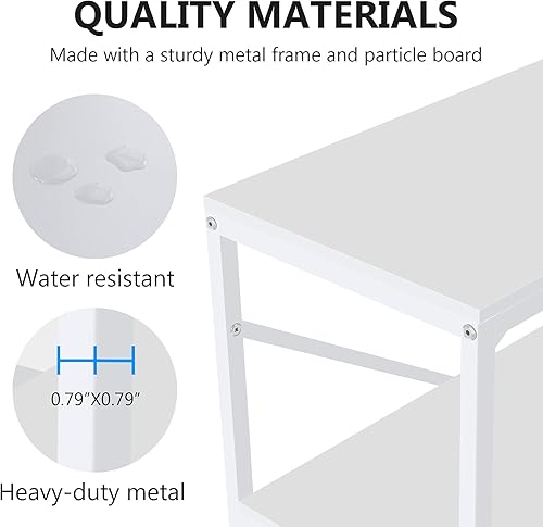 Miniatura 7 de Tribesigns Mesa consola extra larga de 70.9 pulgadas, moderna mesa de sofá detrás del sofá con estantes de almacenamiento, mesa de entrada