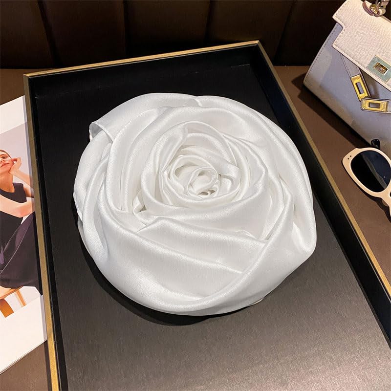 Long Silk Feeling Satin Scarf Smooth Lightweight Sunscreen Satin Shawls Wrap Headscarf for Women3