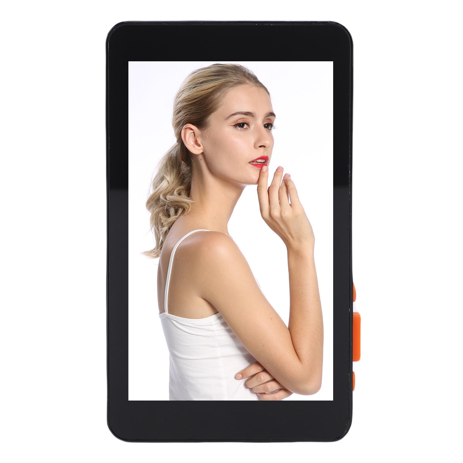 Sxhlseller Ekran Selfie Telefonu, 4,02 Cala Bezprzewodowa Magnetyczna Selfie Selfie, Rejestrator 4K i 3 Poziomy Poziomu, Tylna Kamera do Vlog na żywo Tiktok (BLACK)
