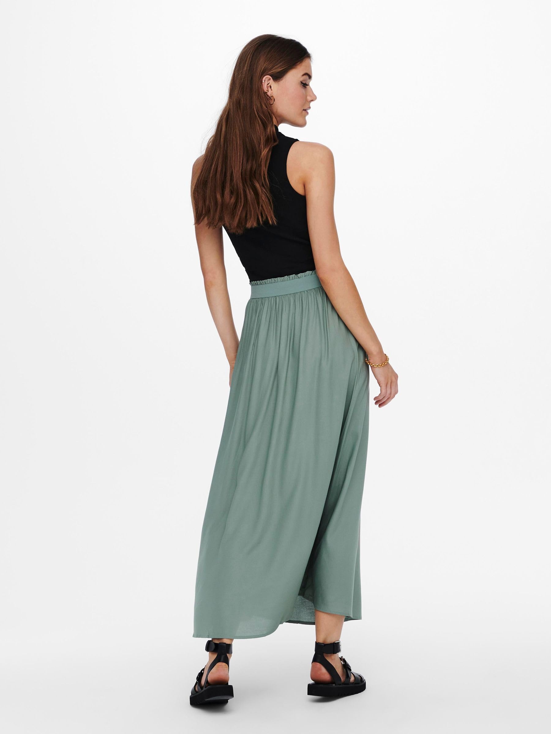ONLY Female Plissierter Rock ONLVENEDIG Langer Rock | Plissé skirt