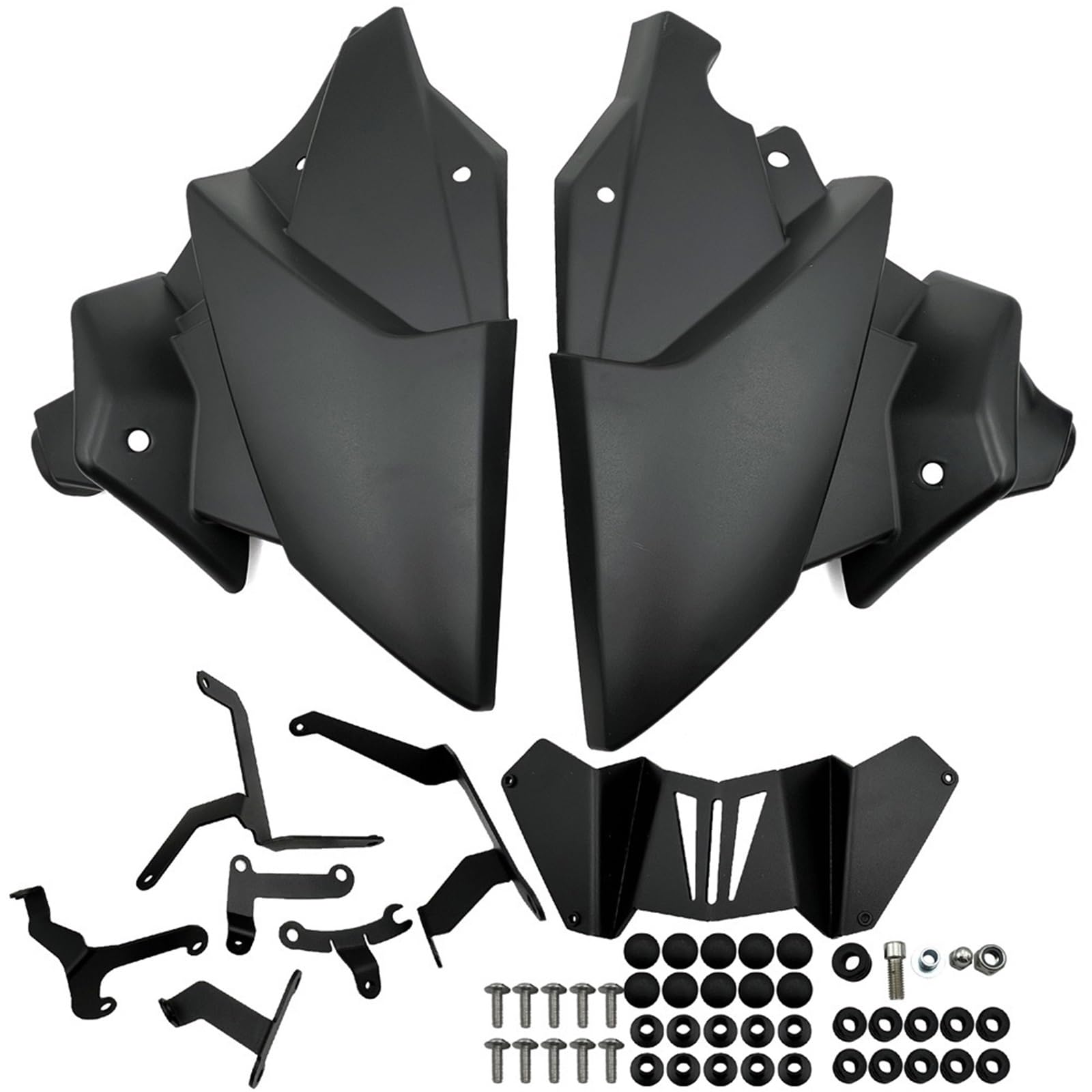 Ochraniacze na drążki zderzeniowe Pasuje do YAMAHA MT09 SP 2021-2024 TRACER 9 GT 900 Dolna osłona silnika Spoilery osłony podwozia Osłona miski olejowej Gmoli Motocyklowych(Black)