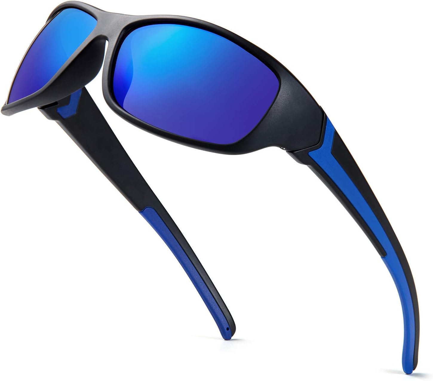 DEAFRAIN Polarized Sports Sunglasses for Men Women Driving Fishing Cycling Running UV Protection