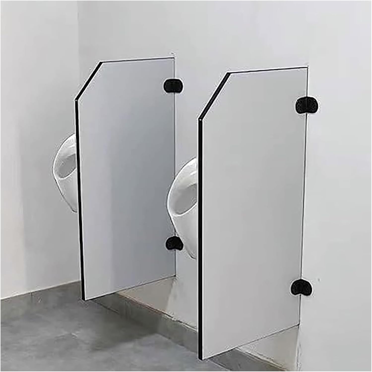 Wall-Mounted Urinal Privacy Screen,Screen Divider Partition Wall-Mounted Urinal Privacy Screen,for Public Space(1PCS)