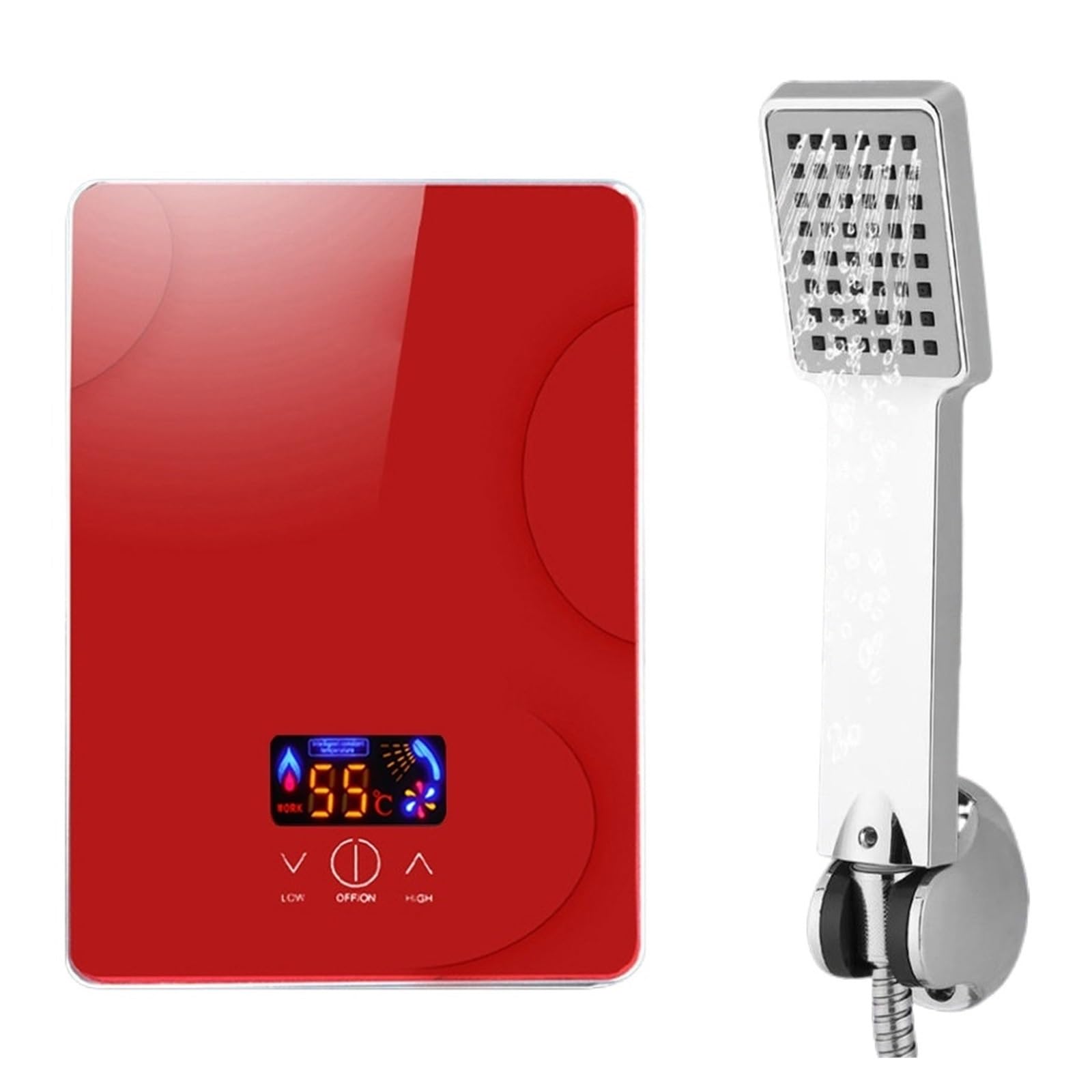 Scaldabagno Elettrico Istantaneo Senza Serbatoio Doccia For Bagno Set Di Acqua Calda For Cucina Hotel 6.5Kw Veloce E Comodo