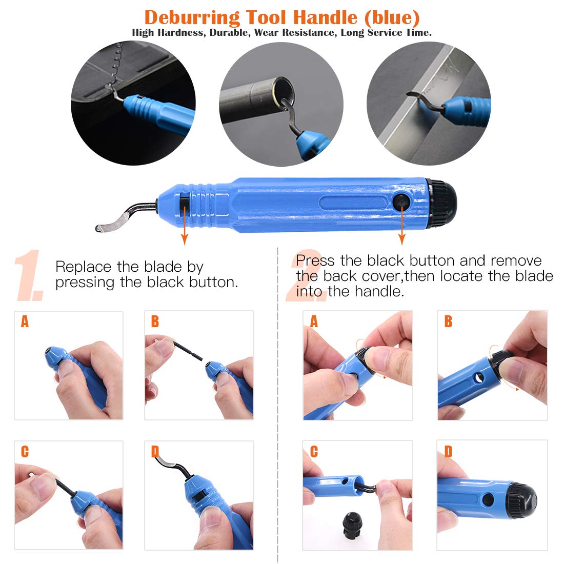 Rustark 25 Piece 3D Printer Tool Kit Full Range Tools for Cleanup Removal Finish Including Trimming Blade 0.4mm 0.35mm Needle Tweezers File Pliers Deburr Tool Scarpers Glue Stick : Industrial & Scientific
