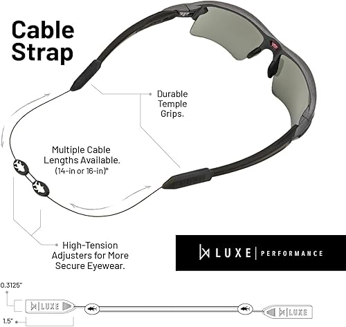 Miniatura 3 de Correa para gafas retenedor de gafas, correa para gafas de sol, correa para gafas, correas de cable ajustables, soporte para gafas