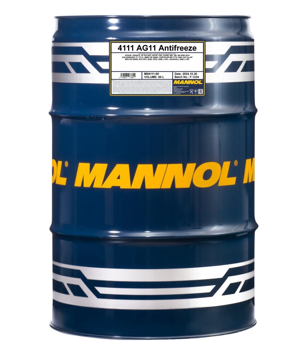 MANNOL MN4111-60 Anticongelante 60L Azul