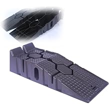 Oil Change Car Slope, Tire Slope, Jack Assist, Car Slope, For Maintenance, Jack Up Support, Car Slope, For Low-Down Cars, Anti-Slip, Slope Jack, Load Capacity 3T, Ladder Rail, Tire Ramp Size 1
