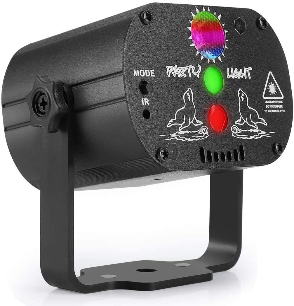 Bequest Party Lights Disco Lights, caivimvn Strobe Light Sound Activated LED DJ Lights Multiple Patterns with Remote Control for Parties Home Show Bar Club Birthday DJ Pub Karaoke Christmas Holiday.-picture-21