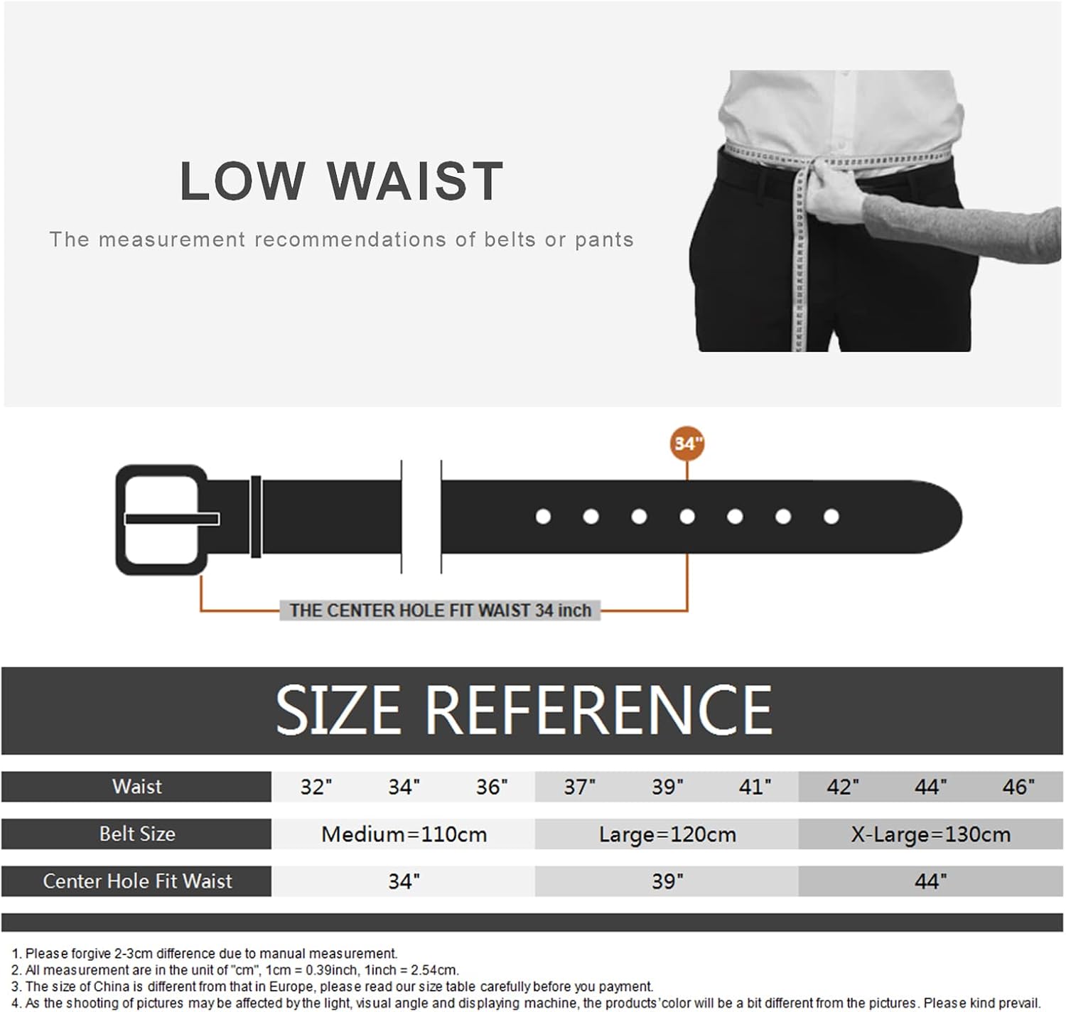 Fashion Men's Braided Belt Leather Strap for Jeans