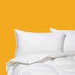 Canadian Down & Feather Co. - Summer Weight 650 Loft White Goose Down Duvet Twin Size - 360 TC Shell 100% Cotton - Filled in Canada
