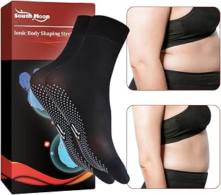 Meias elásticas modeladoras iônicas | Meias modeladoras autoaquecidas para aliviar o desconforto | fibra turmalina macias e respiráveis para homens, adultos Weeyutix