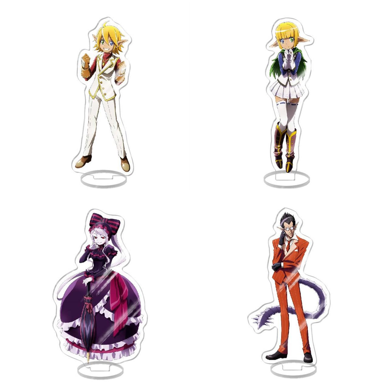 オーバーロード　ガレージキット　アルベド　シャルティア　マーレ　アウラ オーバーロードガレージキットアルベドシャルティアマーレアウラ