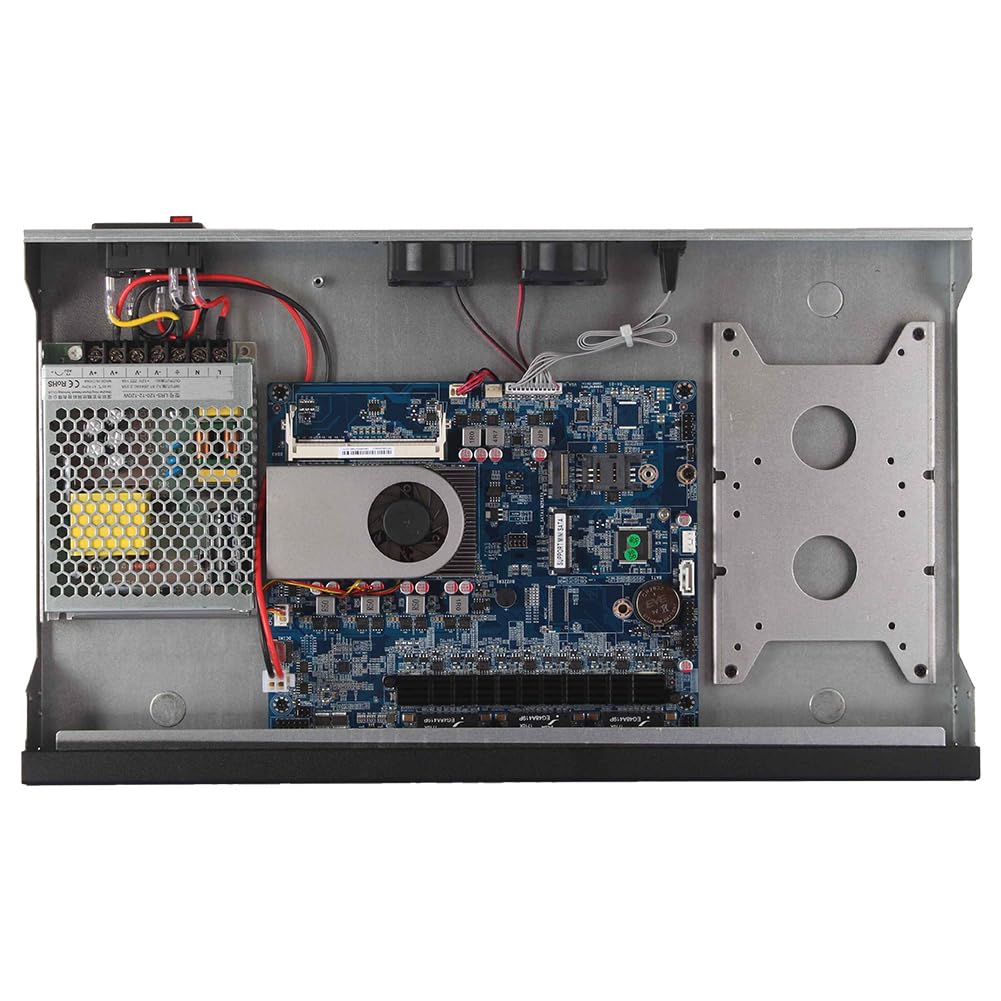 1U Rackmount Firewall Hardware, PFSense, OPNsense, Mikrotik, VPN, Network Security Appliance, Router PC, J4105 J4125, RS06, AES-NI, 6 x 1GbE LAN, COM, VGA, 8G RAM, 64G SSD