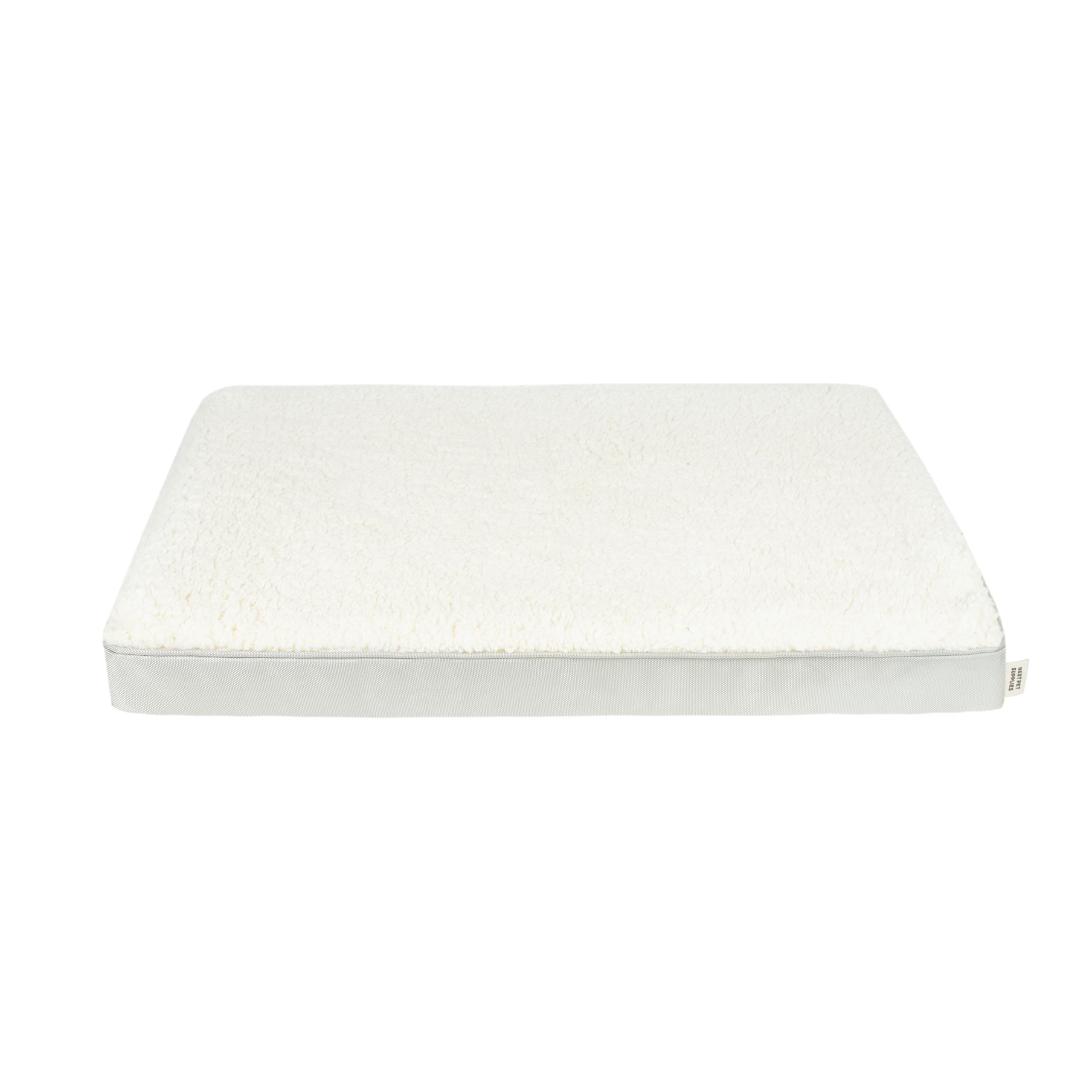 Best Pet Supplies Orthopedic Dog Mat Bed - Waterproof Cover, Egg Crate Foam, Sherpa Top (24x16x3, Brown) - View #7