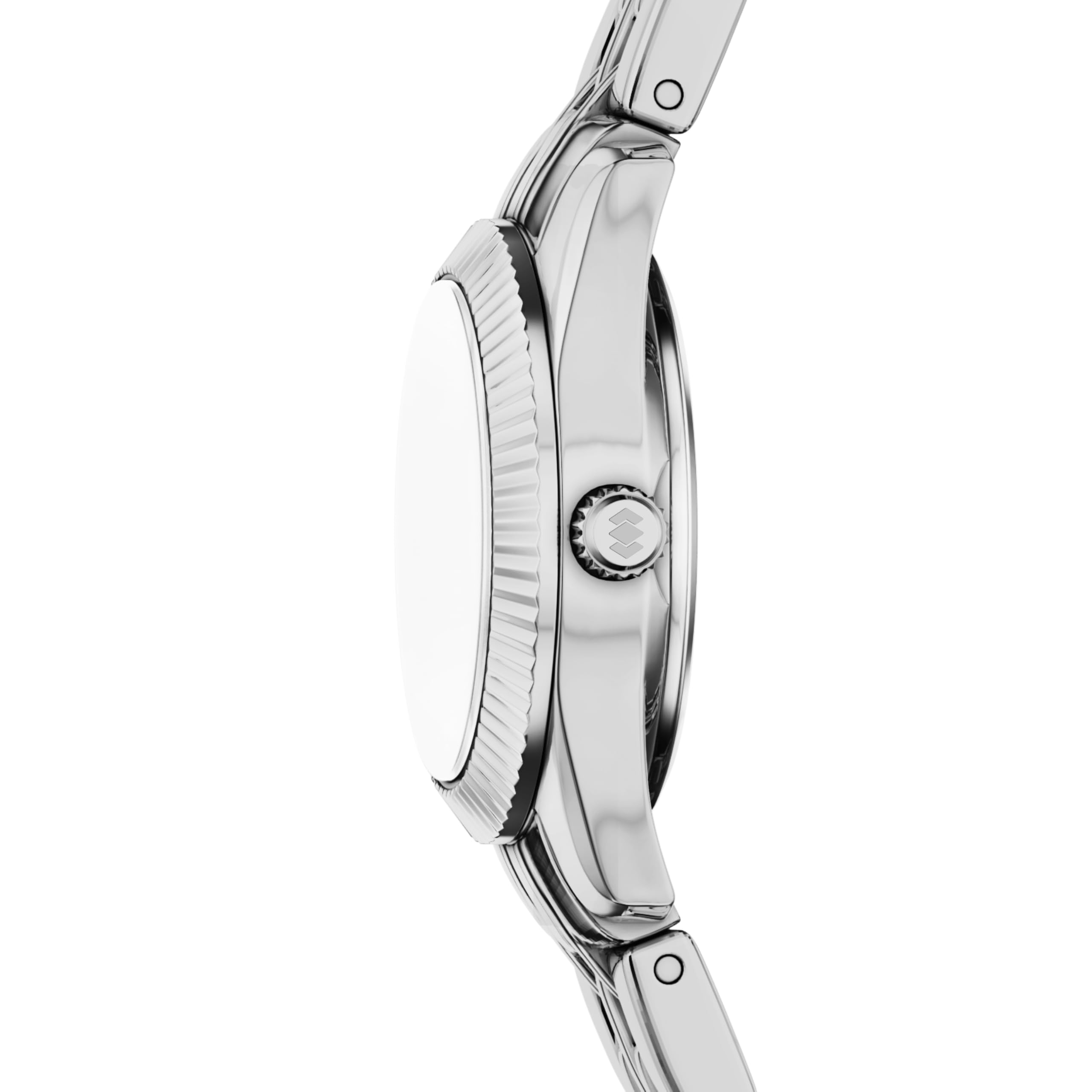 Fossil Damenuhr Scarlette Quarz Edelstahl Dreizeiger Uhr für Frauen