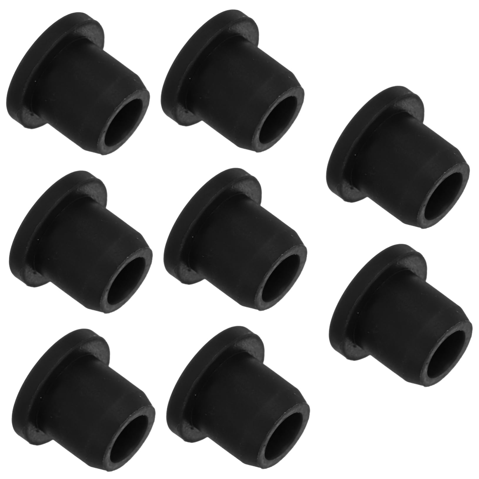 PRETYZOOM Pcs Rubber Stoppers for Lab Use Black a Sealing Plugs for Vials Household Kitchen Leakproof