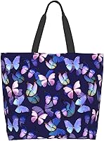 Vista 3 de Bolsas de mano reutilizables con diseño de calavera de azúcar y flores, bolsa de playa para viajes, compras, trabajo diario