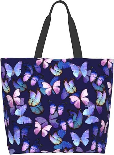 Miniatura 3 de Bolsas de mano reutilizables con diseño de calavera de azúcar y flores, bolsa de playa para viajes, compras, trabajo diario