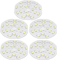 Vista 12 de Bettomshin Módulo de chip LED, tablero de aluminio, 12W 300mA blanco cálido 3000K lámpara de reflector de alta potencia, 2.56 pulgadas de diámetro