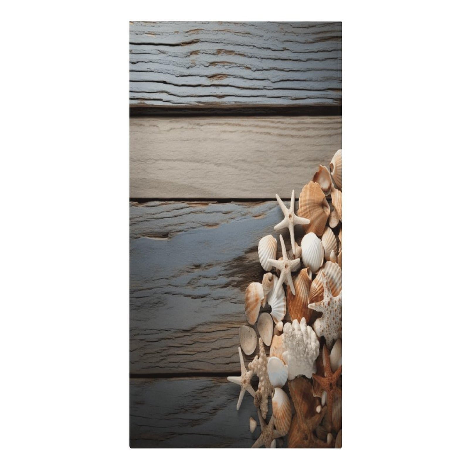 Adfgyerh Women's Style Seashells On Wooden Board Microfiber Sand Free Towels Large Quick-Dry. Beach Towel For Swimming Pool Camping Beach .Beach Accessories， They Are Essential Accessories For Adults, And Men, Vacati
