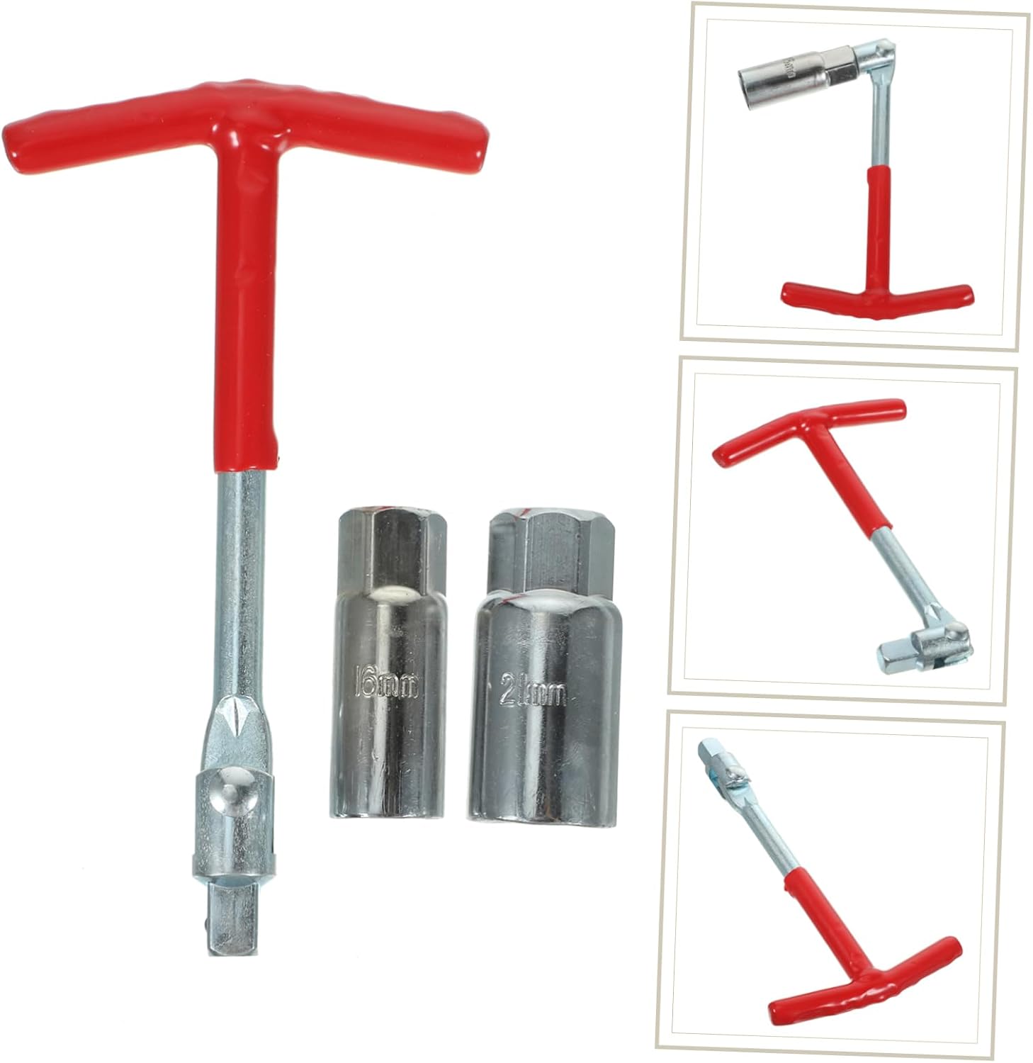 1Set Spark Plug Socket Wrench Tool Joint Design Rotatable for Efficient Spark Plug Removal Auto Repair and Maintenance