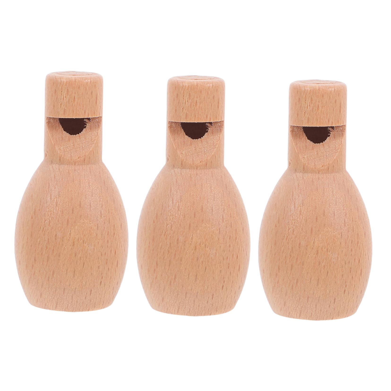 3pcs Mini Wooden Whistle for DIY Unfinished Musical Instruments for Education Party Supplies and Birthday Favors Encourages Creativity and Teamwork