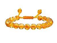 Vista 701 de Amazing Gemstone Yaxaite Bracelet for Women Men's Gifts - Protection Healing Crystal Bracelet - 8mm Gemstone Beaded Adjustable Bracelet Pulseras