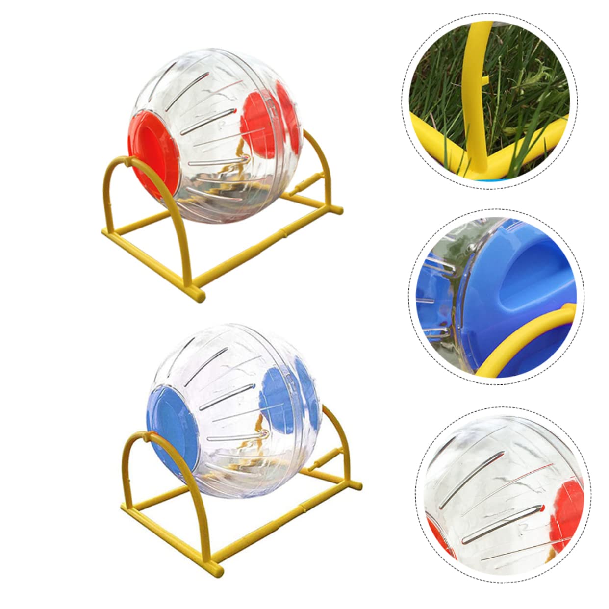 Hohopeti 2stücke Laufrad Für Hamster Spielzeug Haustier-trainingsspielzeug Hamsterballspielzeug Hamsterspielzeug Haustierspielzeug Hamster-übungsspielzeug