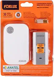 Campainha Sem Fio Bivolt Fx Cad 3