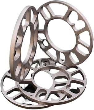 4pcs 3/5/8/10mm Aluminum Alloy Wheel Spacer Shim Plate for 4/5" Stud Wheel 4x100 4x108 4x114.3 5x100 5x108 5x110 5x115 5x1204pcs 8mm