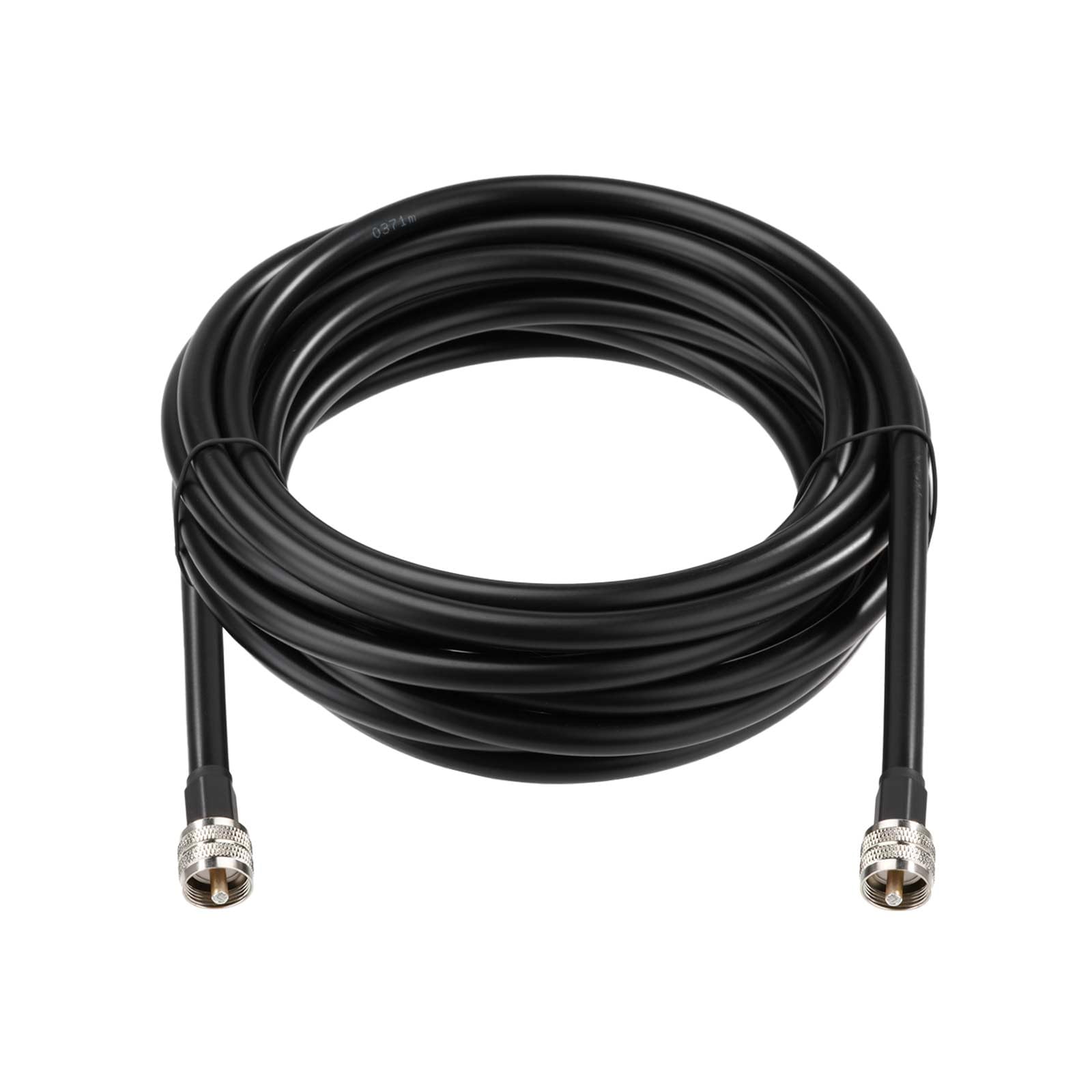 Superbat Câble Coaxial CB PL259 UHF Mâle à Mâle ALSR400 50 Ohms 6.1m