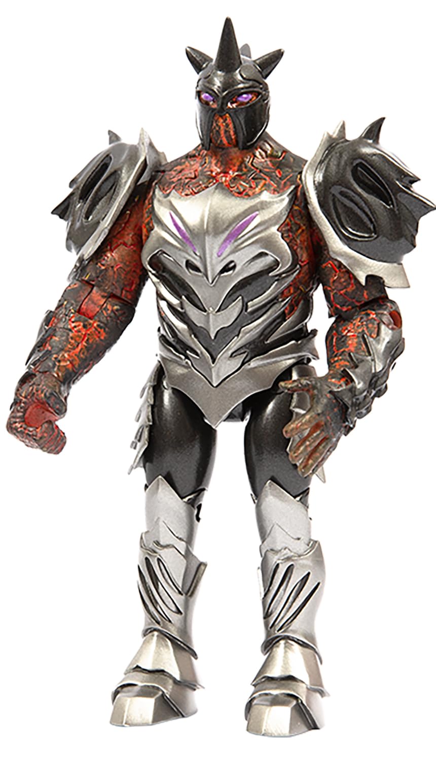 GORMITI THE NEW ERA, Villain General Krater Enemy, przegubowa figurka akcji 27 cm, rywal z bronią Bracelama, dla dzieci od 4 lat