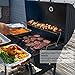 BESTOMZ Horno leña bimetálico y Horno Horno Barbacoa termómetro analógico