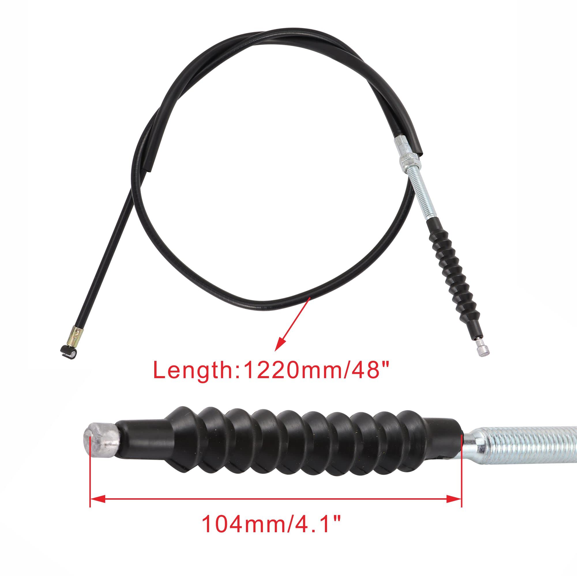 WOOSTAR 1220mm Cavo Frizione Sostituzione per 150cc 200cc Aria Raffreddamento ATV Quad