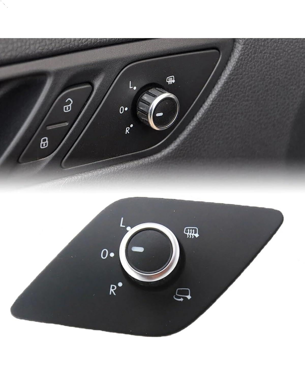 Interruptor del espejo retrovisor del coche para Mk6 2011 2012 2013 2014 16b959565a Interruptor del espejo exterior Control del espejo retrovisor del coche