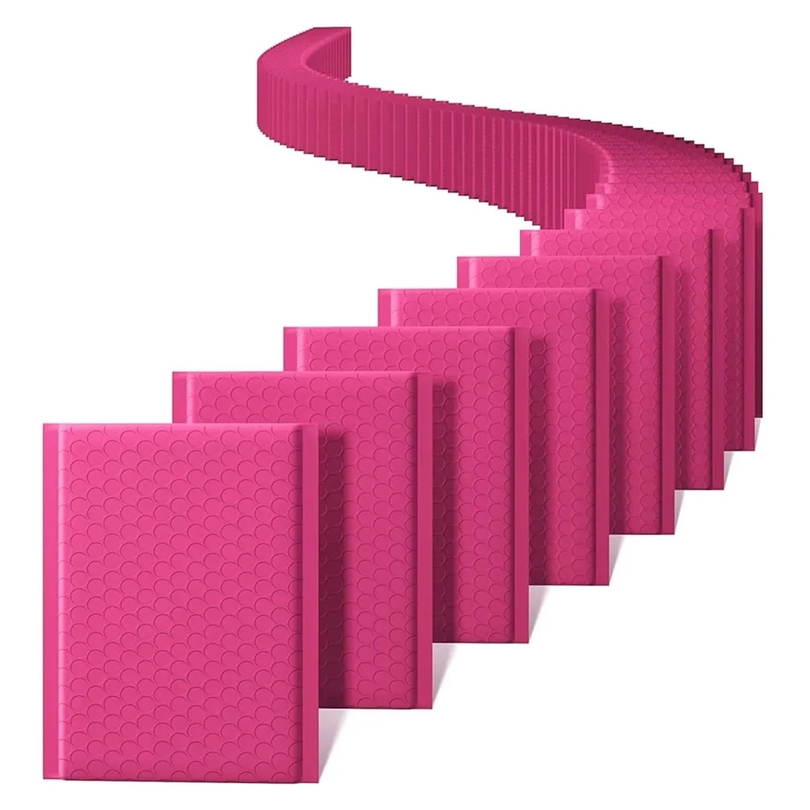 Buste Imbottite per Spedizioni 100pcs Bubble Mailer Bubble Padded Mailing Envelopes Mailer Poly for Packaging Self Seal Bag Bubble Padding(Blue,15 * 18cm)