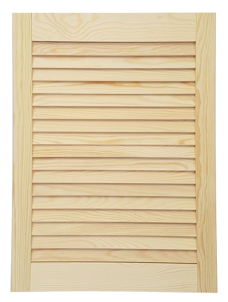 Generico Antina A Persiana Aperta in Legno Massello di Pino Netto Europeo Varie Misure - Dimensione Disponibile: H 72 x L 29,5 ANP7029P