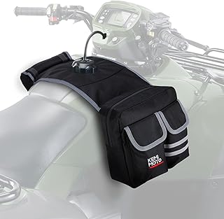 kemimoto ATV Motorcycle Tank Bag Saddle Bag Water Repllent Storage Bag with Thermal Cooler Bag for Honda Kawasaki Suzuki S...