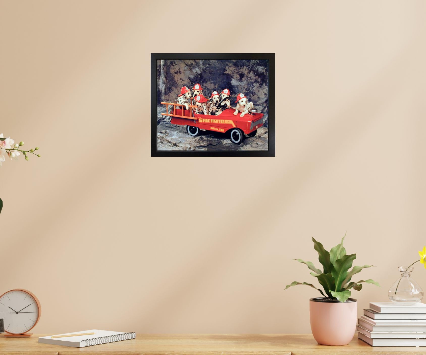 Amazon.com: Impact Posters Gallery Dalmatian Puppies in Fire Truck