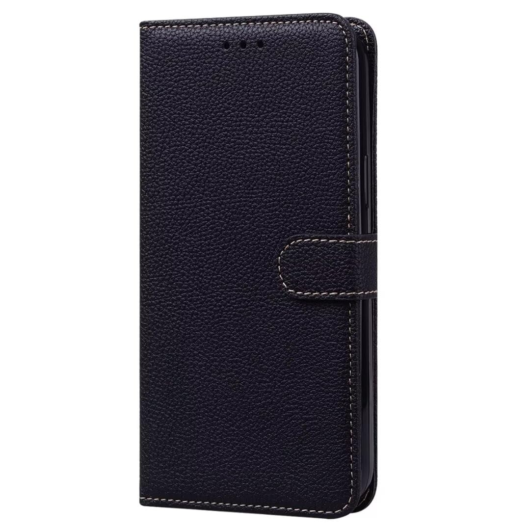 Retro Leder-Hülle Für OnePlus 8 Pro – Klapphülle Mit Kartenfächern, Magnetverschluss & Ständer