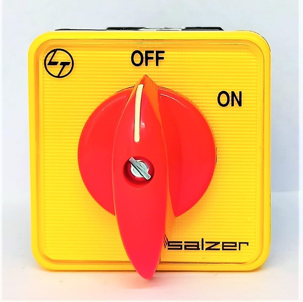 Salzer(L&T) 61003 16A 3 Pole ON-OFF S16 Cam Operated Rotary Switch ...
