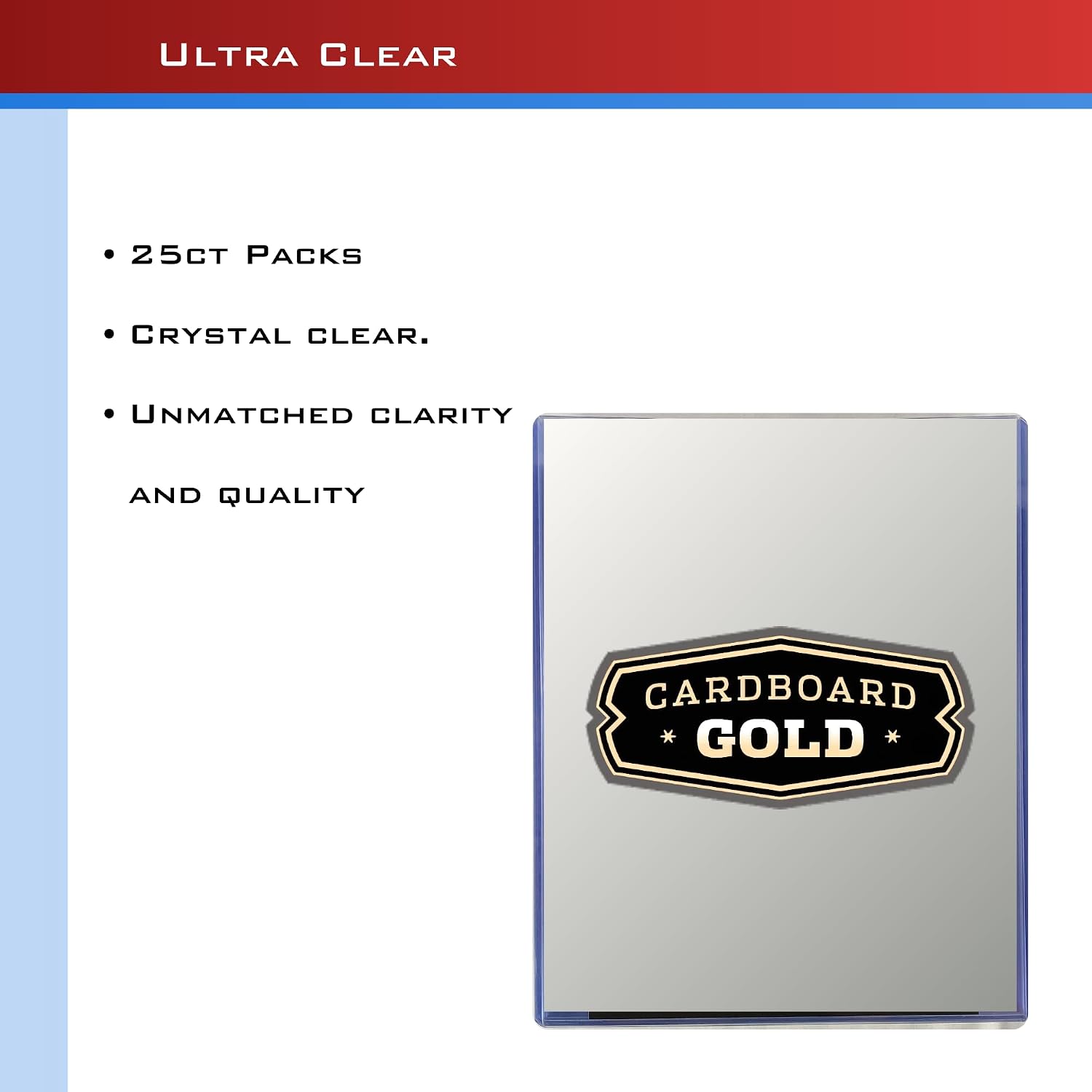 Cardboard Gold 8" x 10" Photo Top Loaders (250ct Case) - Next Generation Archival Protection